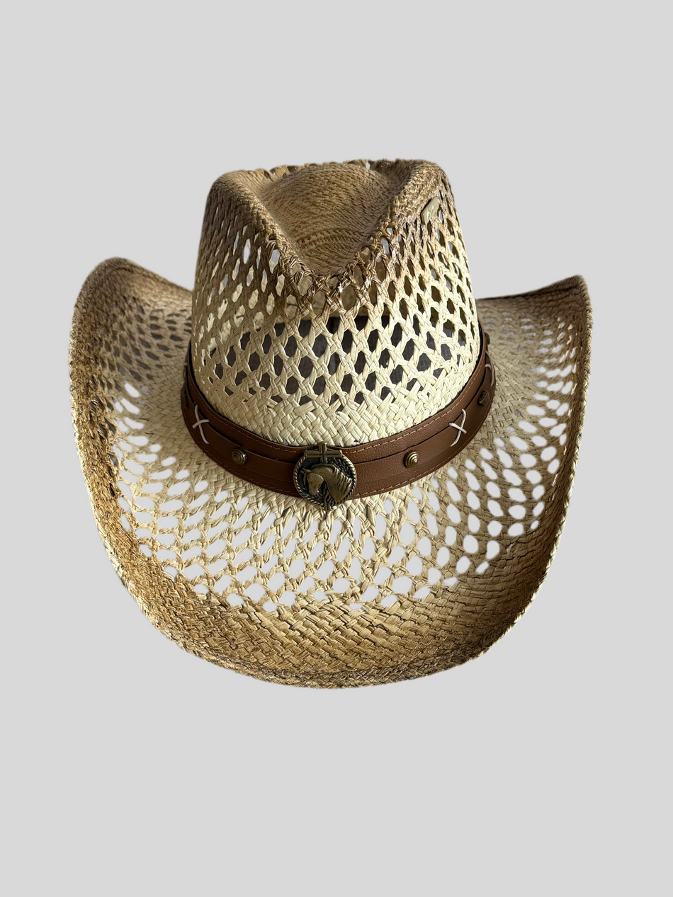 HORSE DE CUERO MARRÓN