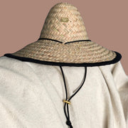 SOMBRERO DE PALMA DE MORICHE UNISEX TEJIDO CROCHET DE COLOR NEGRO