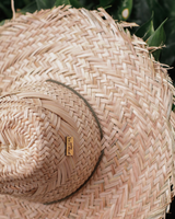 SOMBRERO RUSTIC FREE DE LUJO UNISEX BORDE DESFLECADO CORDON NEGRO