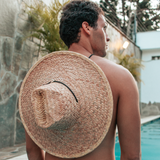 SOMBRERO HAWAI PLAIN HAT UNISEX CORDON NEGRO