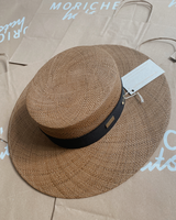 BOATER BROWN CINTA NEGRA